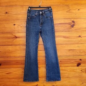 H&M Women's Flare Bootcut Stretchy Mid-rise Jeans 4